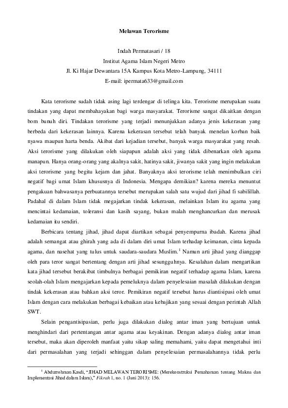 Cara Menghindarkan Diri Dari Tindak Kekerasan Menurut