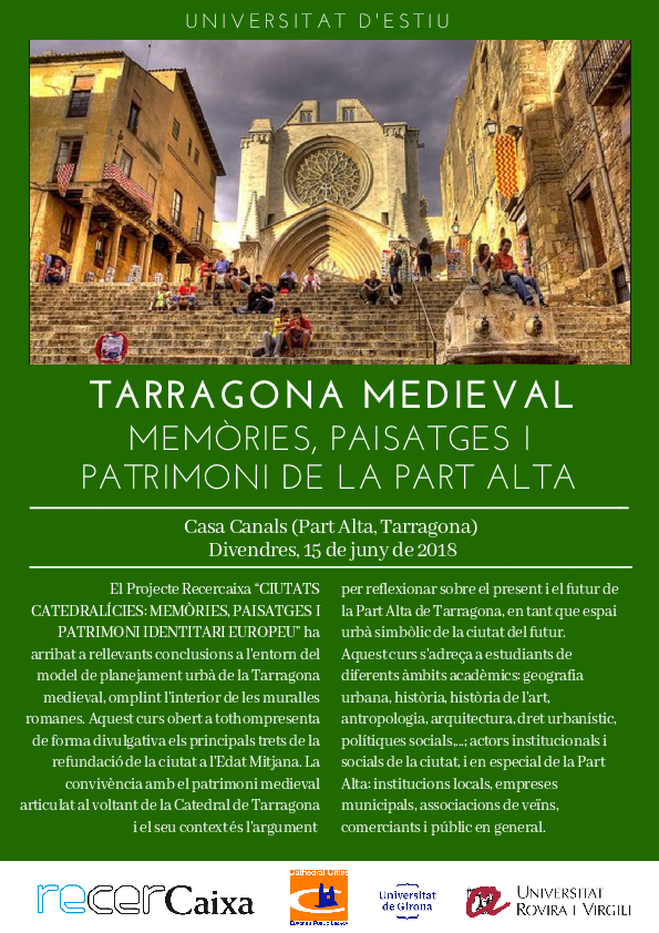 (PDF) TARRAGONA MEDIEVAL. PATRIMONI DE LA PART ALTA