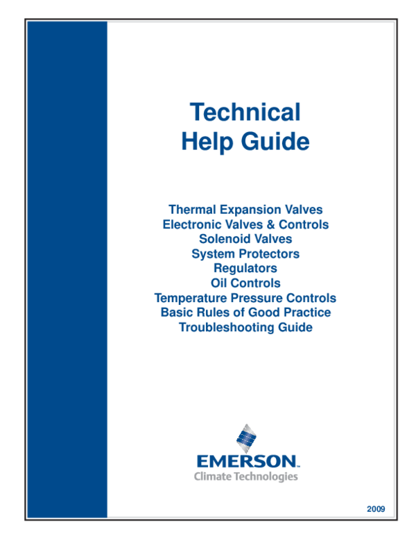 (PDF) Technical Help Guide Thermal Expansion Valves Electronic Valves