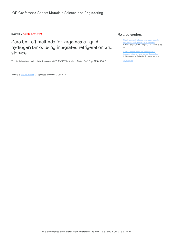 Zero Boil Fuel Storage System Tests The Unexpected Outcome - y7kr793