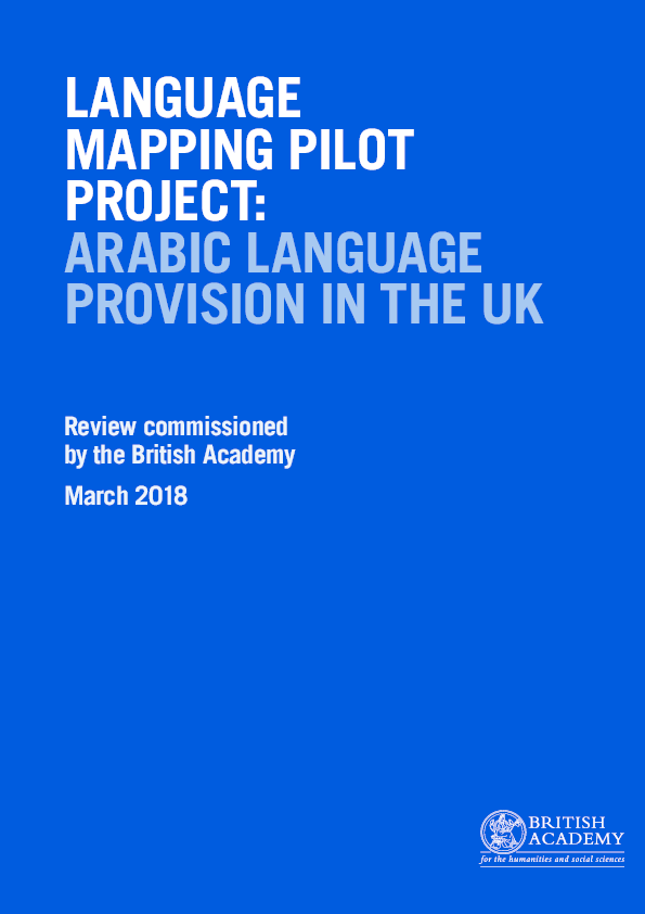 (PDF) Language Mapping Pilot Project: Arabic Language Provision in the UK