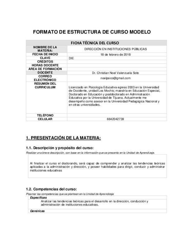 (DOC) Diseño de materia Dirección de Instituciones Públicas Mónika HOLGUÍN MOLINA Academia.edu (DOC) Diseño de materia Dirección de Instituciones Públicas Mónika HOLGUÍN MOLINA Academia.edu