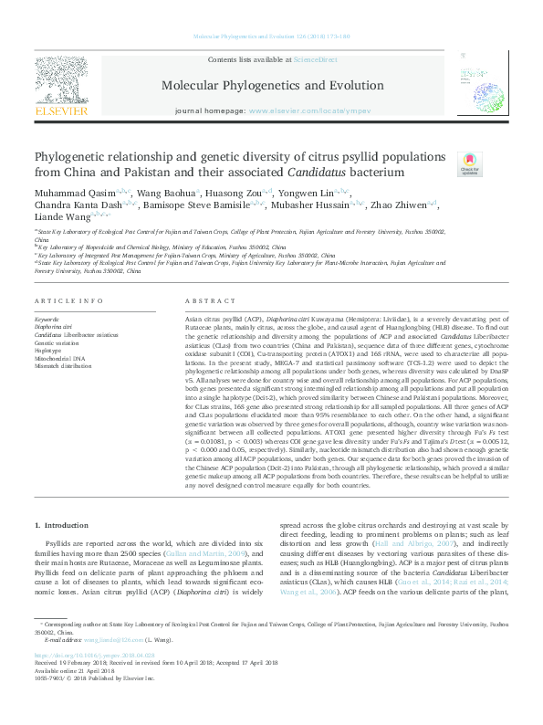 (PDF) diversity analysis of mitochondrial DNA control region in
