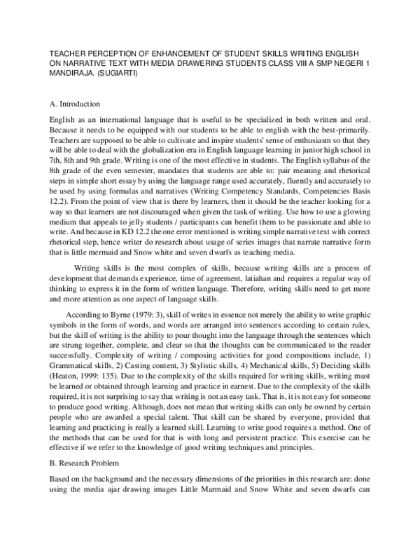 Narrative Text Snow White