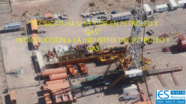 (PDF) " TECNICATURA SUPERIOR EN PETRÓLEO Y GAS " INTRODUCCION A LA ...