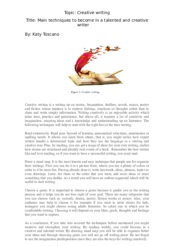 (DOC) Creative writing