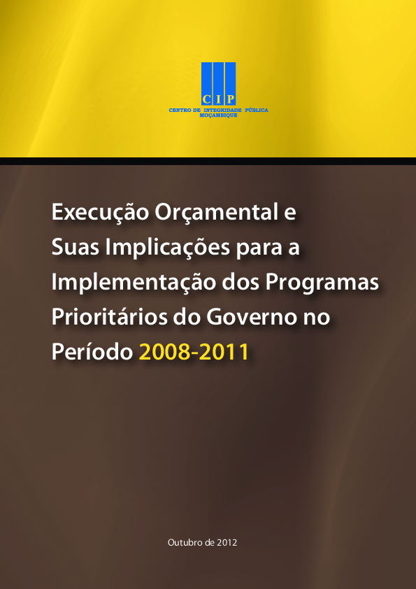 (PDF) Execução Orçamental e Suas Implicações para a Implementação dos ...