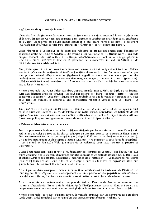 Les valeurs essay picture