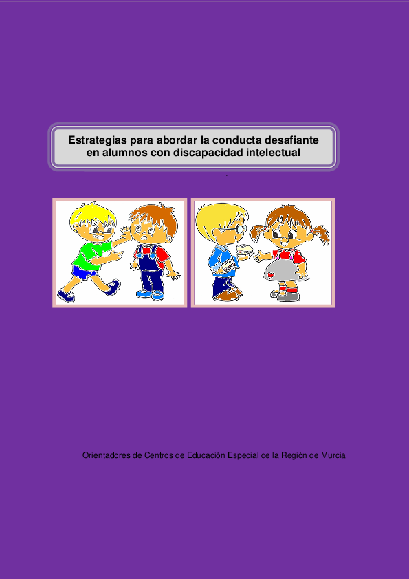 (PDF) Estrategias para abordar la conducta desafiante en alumnos con (PDF) Estrategias para abordar la conducta desafiante en alumnos con