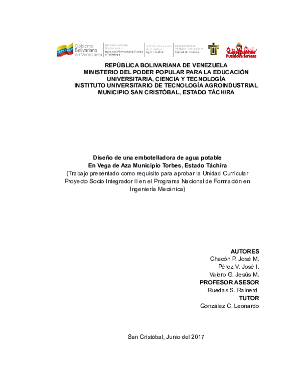  DOC REP BLICA BOLIVARIANA DE VENEZUELA MINISTERIO DEL PODER POPULAR 