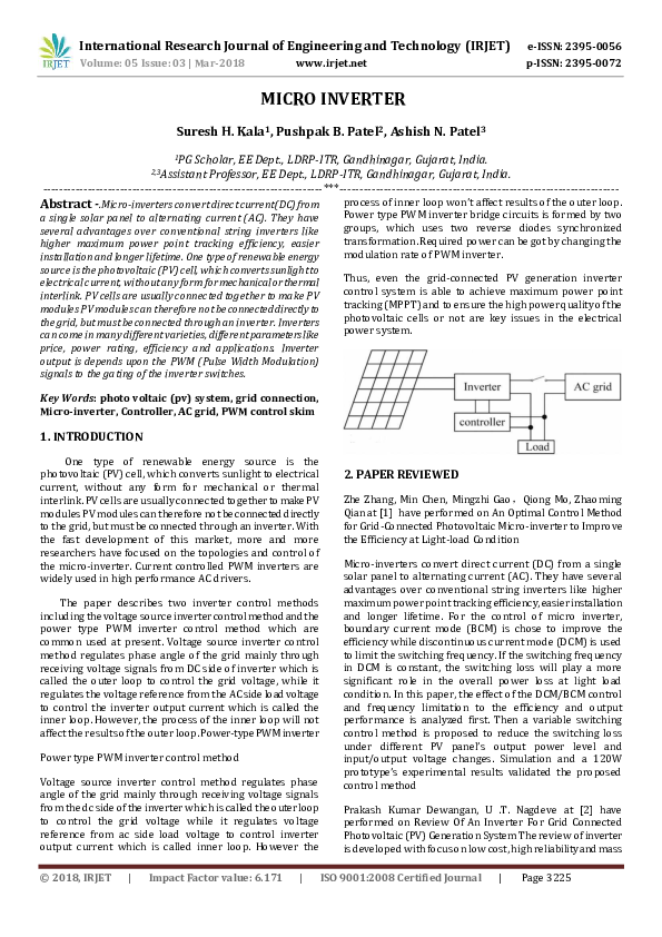 (PDF) MICRO INVERTER