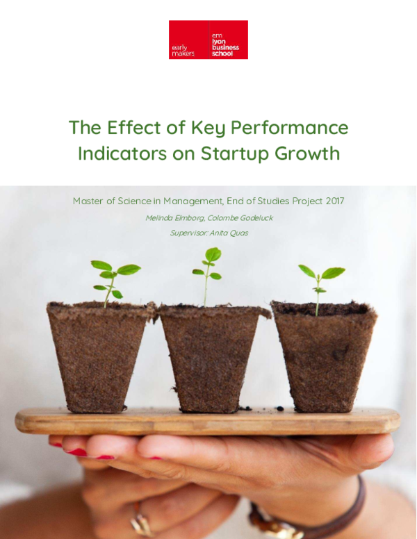(PDF) The Effect of Key Performance Indicators on Startup Growth
