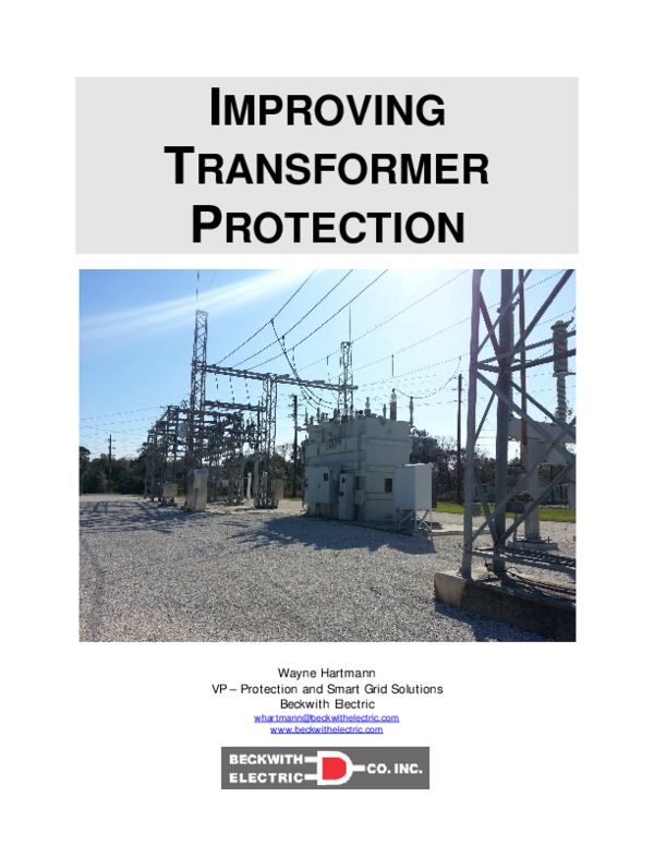 Transformer protection thesis 04 image