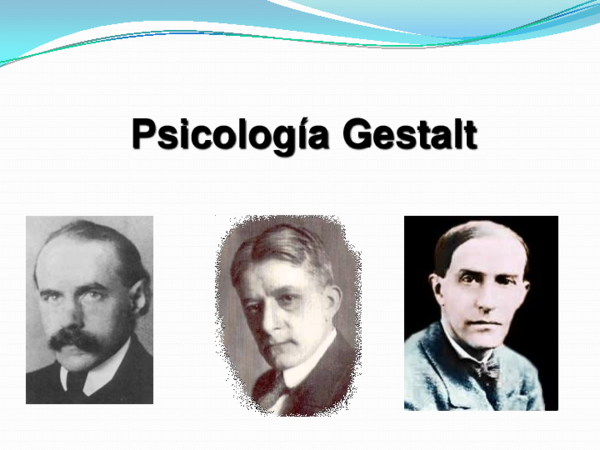Historia De La Psicologia Gestalt Pdf