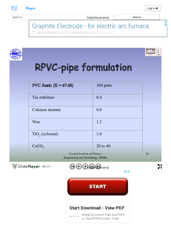 (PDF) Central Institute of Plastics Engineering and Technology, INDIA 1