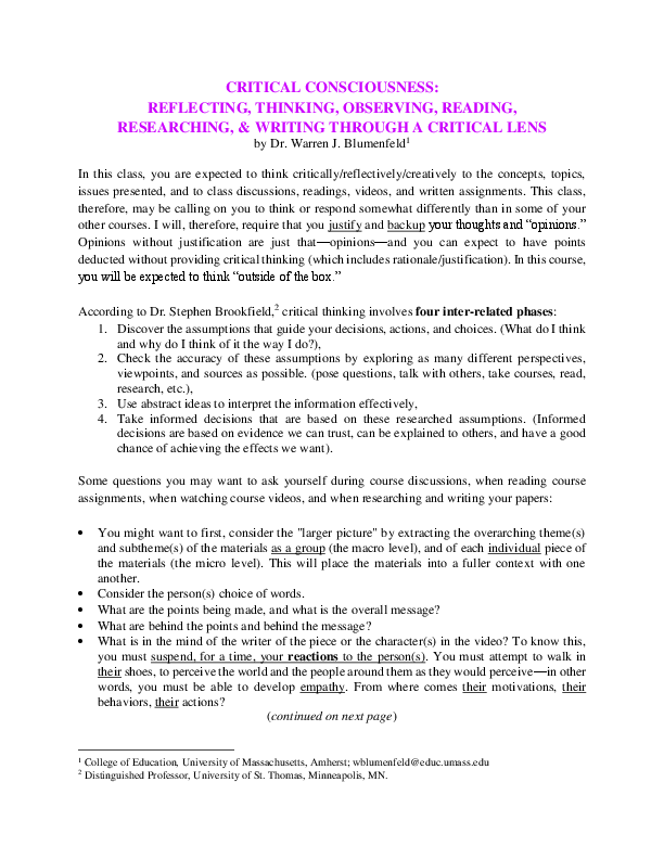 What is evidence in critical thinking image