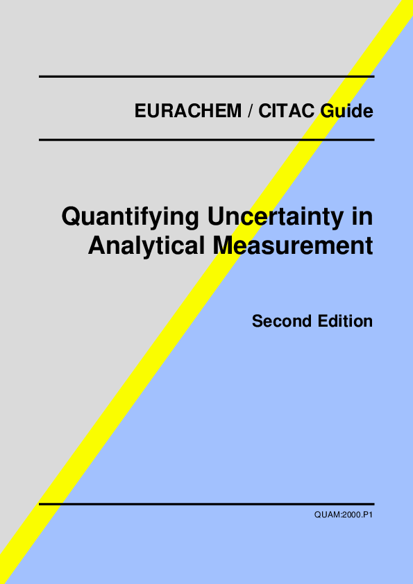 (PDF) CITAC EURACHEM GUIDE UNCERTAINTY Isdar Almalik Academia.edu
