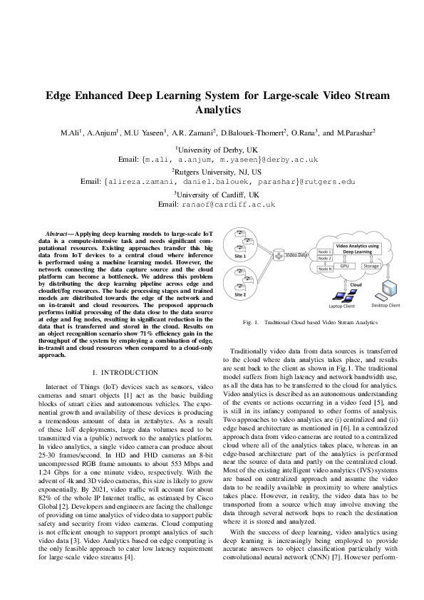 (PDF) Edge Enhanced Deep Learning System for Large-scale Video Stream ...