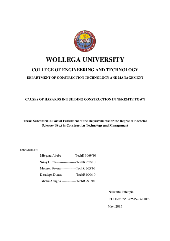 Construction management thesis papers image