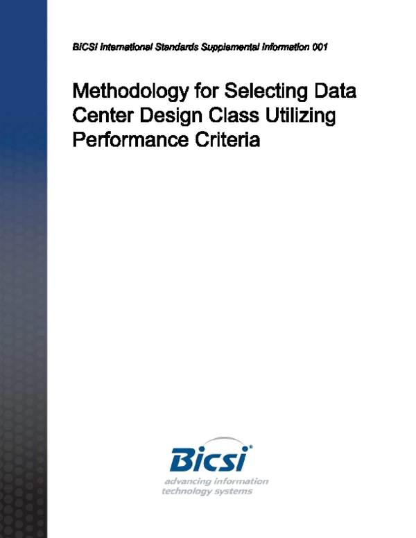 (PDF) BICSI InternationalStandardsSupplementalInformation