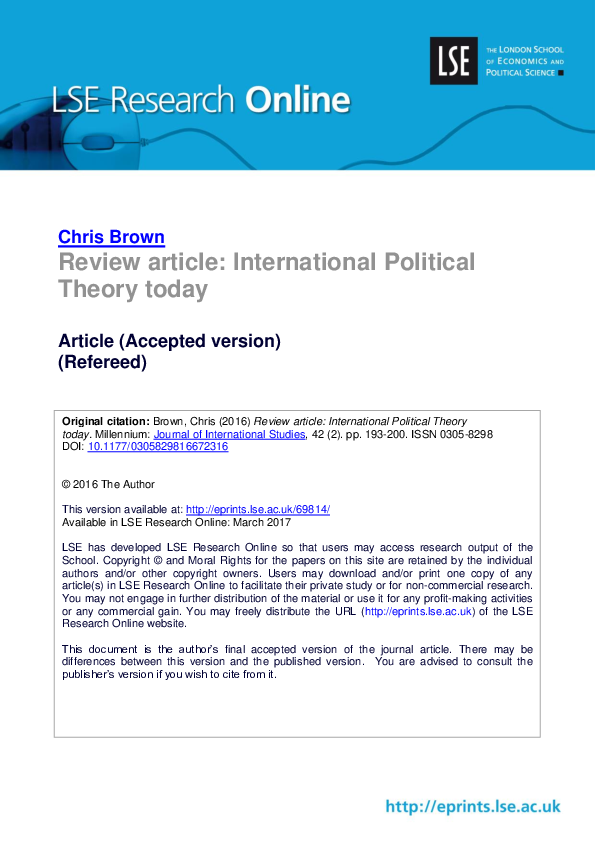 Pdf Chris Brown Jean Bruno Pandu Academia Edu