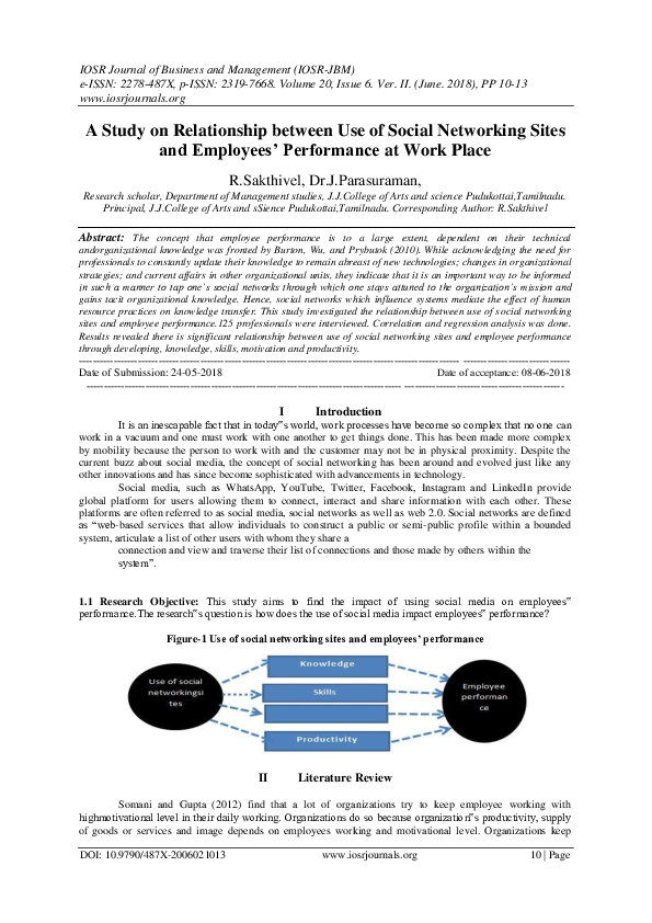 (PDF) A Study on Relationship between Use of Social Networking Sites ...