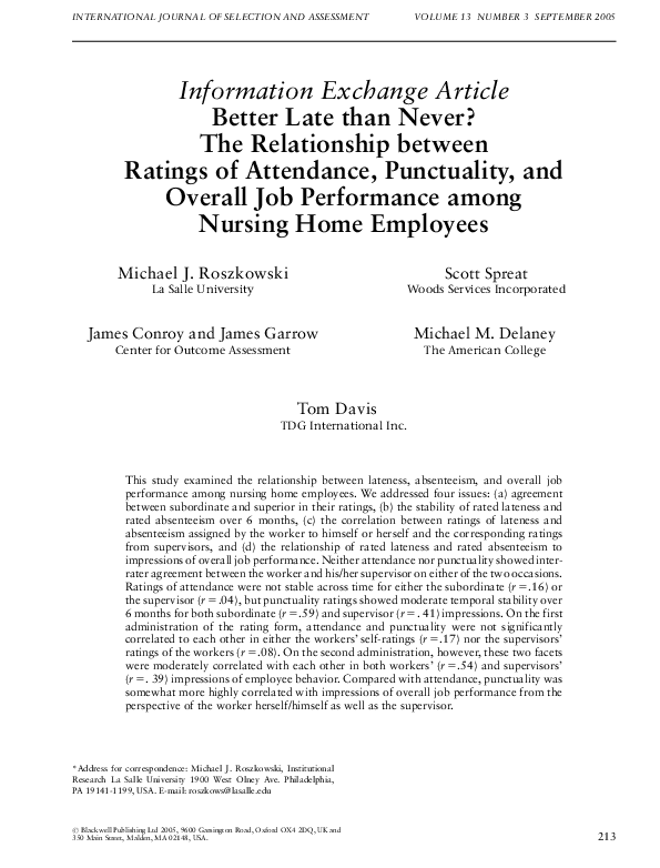 Punctual papers picture