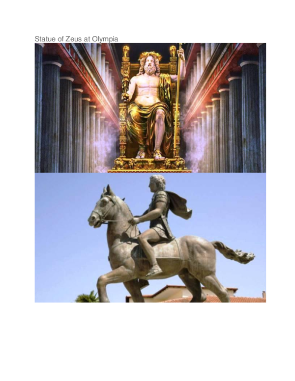 (DOC) Statue of Zeus at Olympia seryl añonuevo Academia.edu