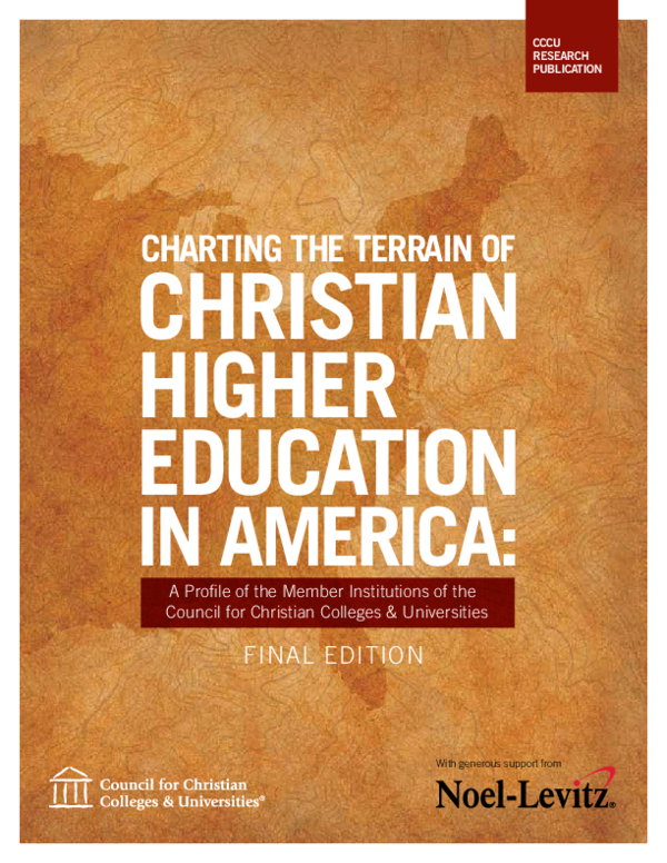 (PDF) Charting the Terrain of Christian Higher Education in America: A ...