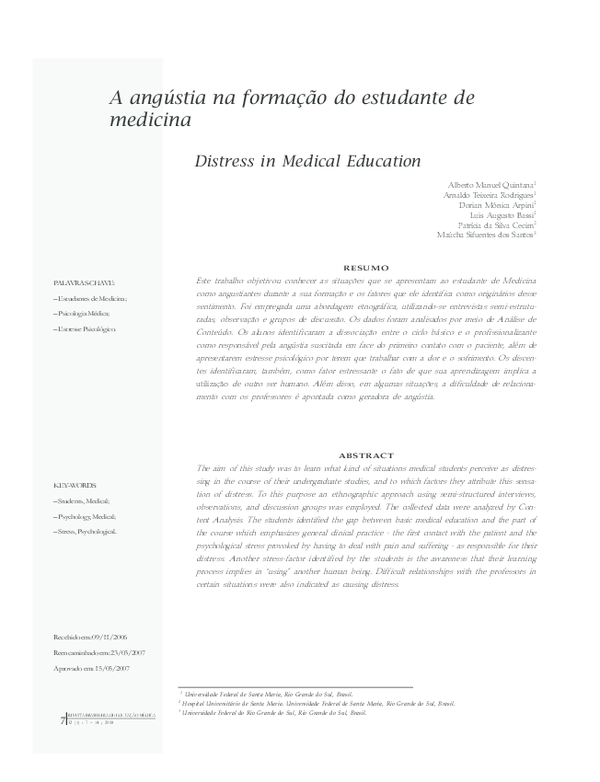(PDF) REVISTA BRASILEIRA DE EDUCAÇÃO MÉDICA