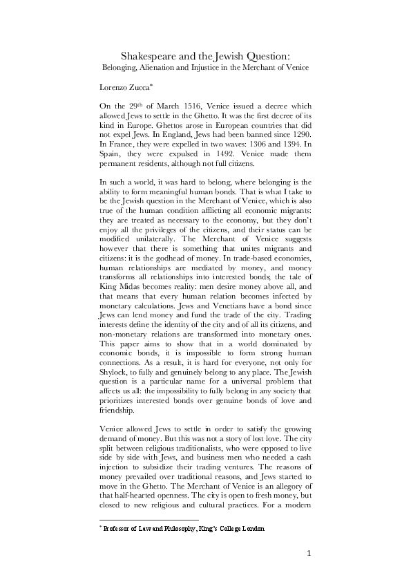 Speech about alienation picture