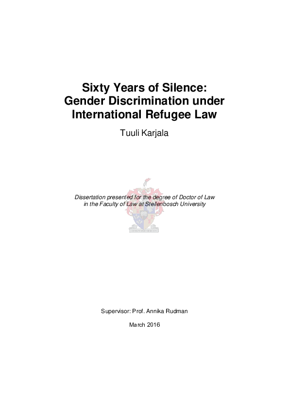 Refugee research paper image