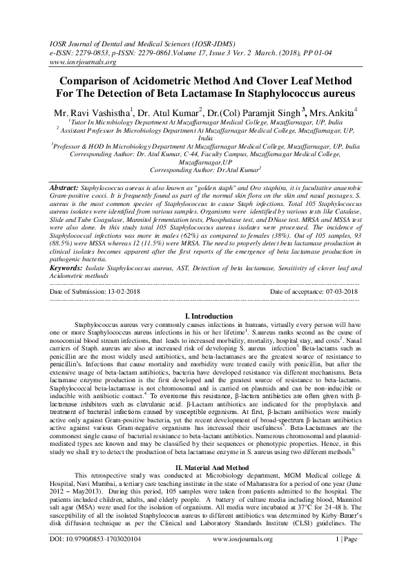 (PDF) Comparison of Acidometric Method And Clover Leaf Method For The ...