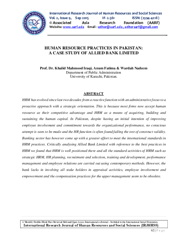 Strategic hrm case study picture