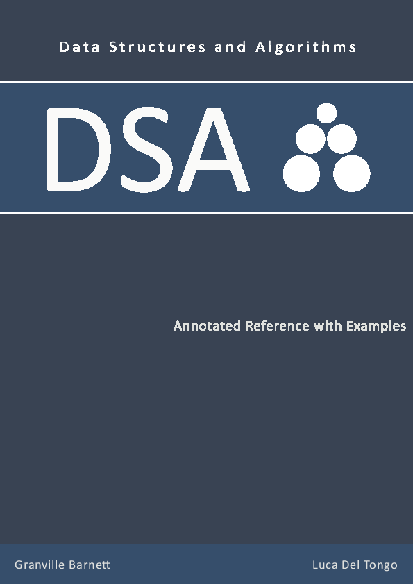 (PDF) DSA Data Structures and Algorithms Annotated Reference with Examples