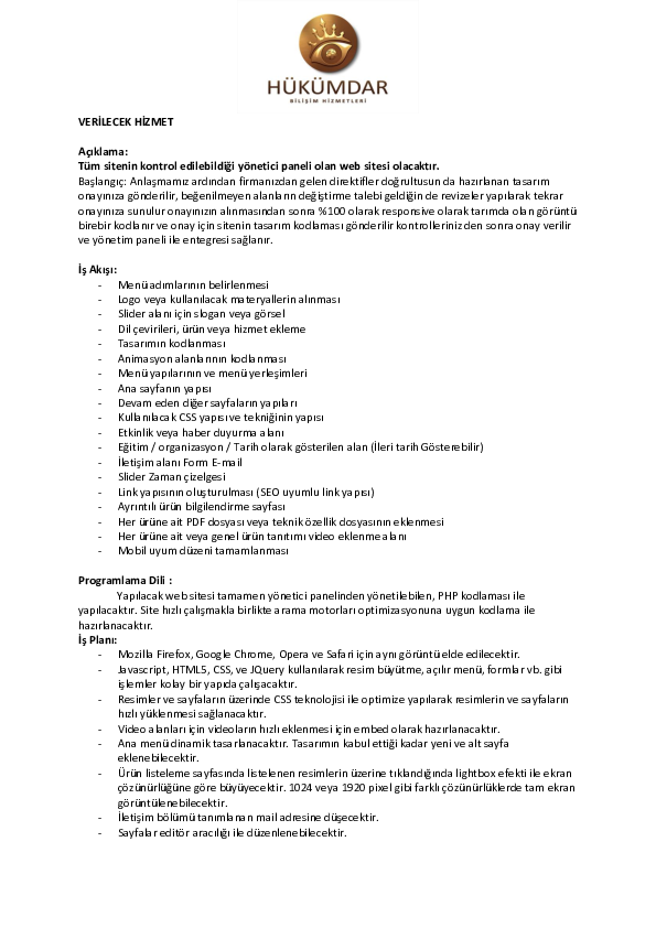 (DOC) Web Tasarim Teklif semih hükümdar Academia.edu