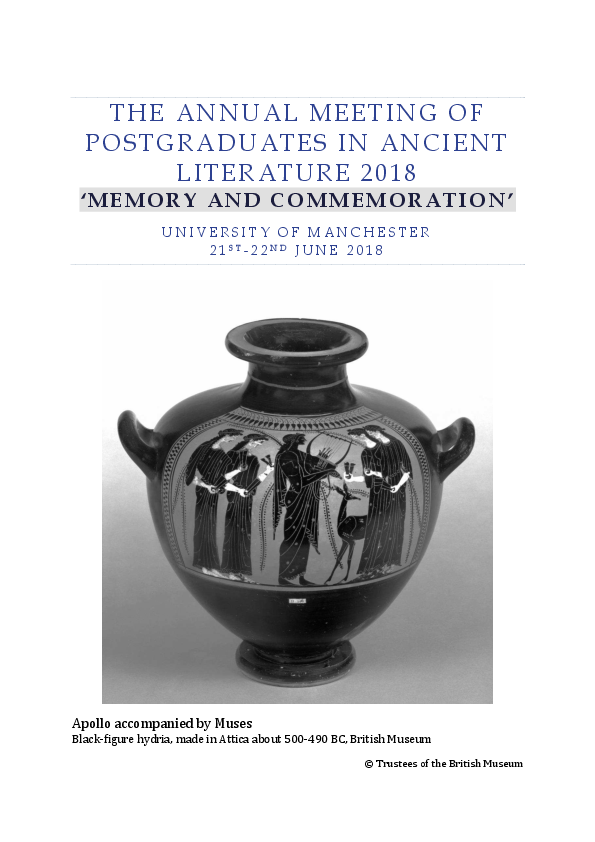 (PDF) "AMPAL" (University of Manchester) Title “A shameful memory