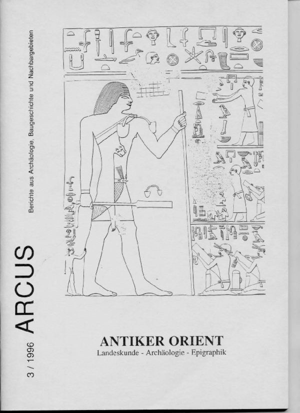 (PDF) Der Hof als Raum Aspekte der Profanarchitektur im antiken Sudan, ARCUS 3, 1996, 3746