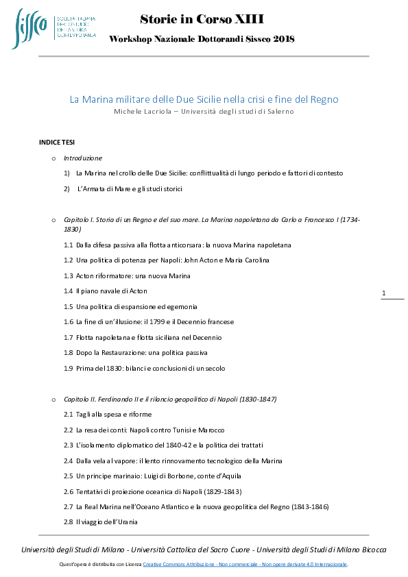 (PDF) La Marina militare delle Due Sicilie nella crisi e fine del Regno