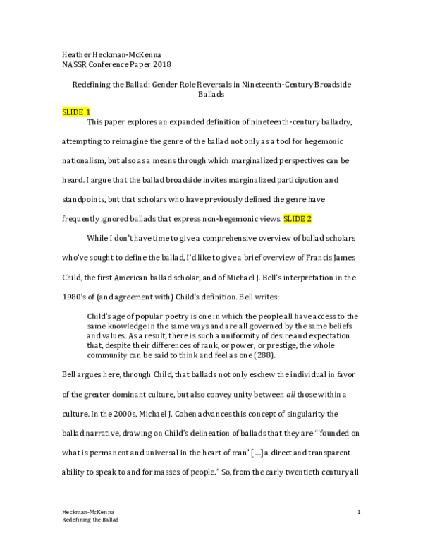 Gender reversal essay image