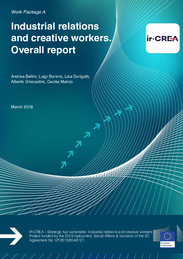 Industrial relations and creative workers. Overall report