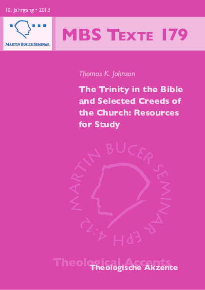 (PDF) The Trinity in the Bible and Selected Creeds of the Church ...