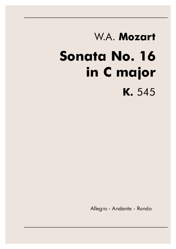 (PDF) Sonata No. 16 in C major | John Bernal - Academia.edu