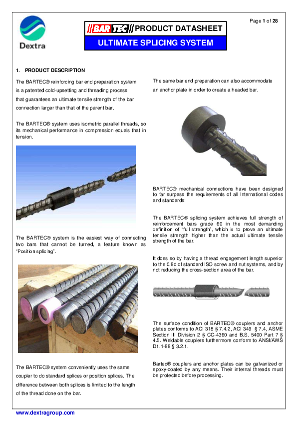 (PDF) PRODUCT DATASHEET ULTIMATE SPLICING SYSTEM | Ahmad Daou