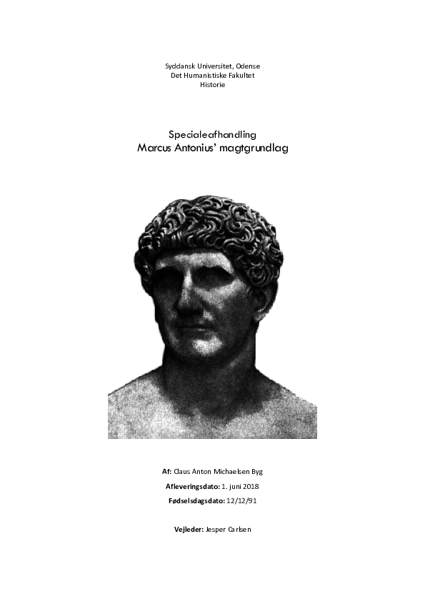 Marcus antonius orator picture
