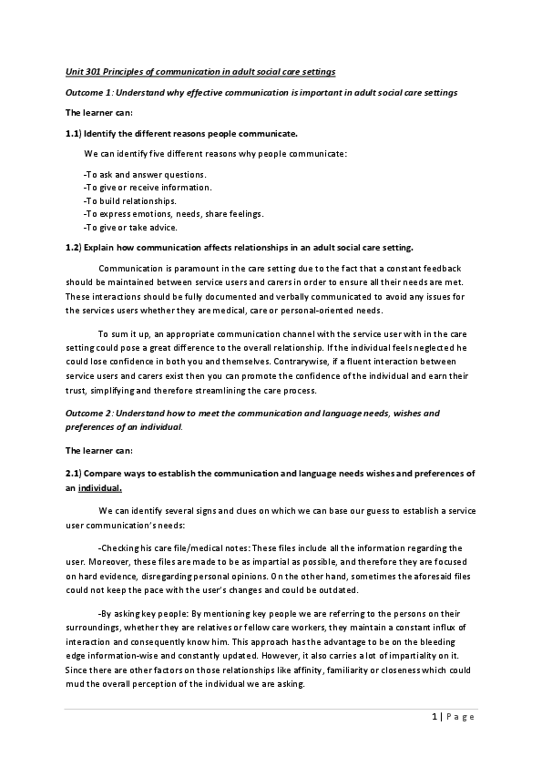 Types of communication image