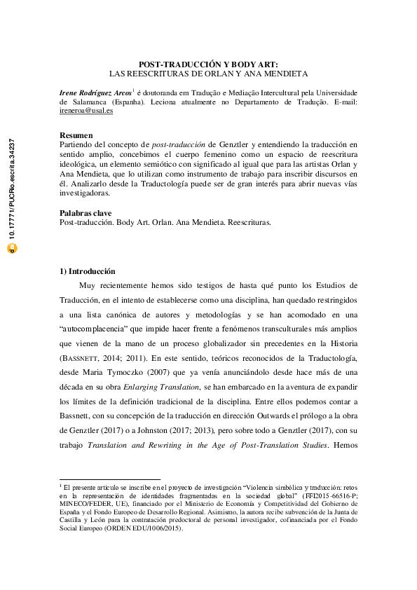 Which performance artist was compared to a healer or shaman? picture