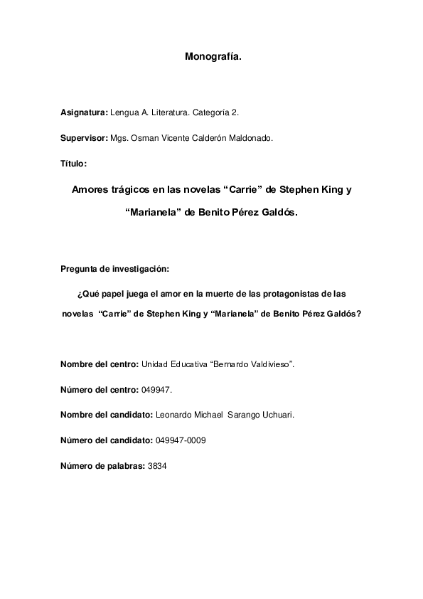 Marianela meaning picture