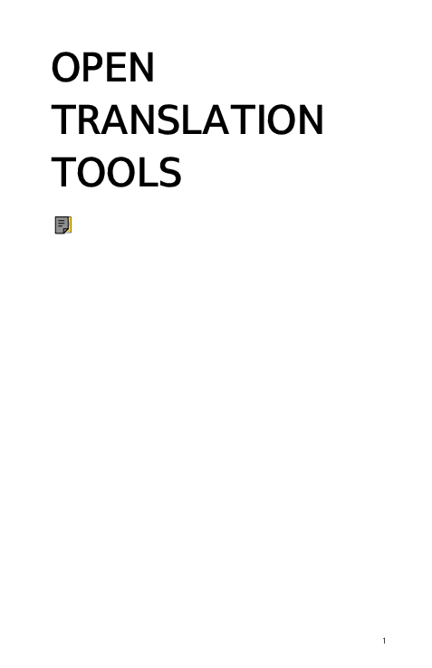 Pdf Open Translation Tools Ernst Wendland Academia Edu
