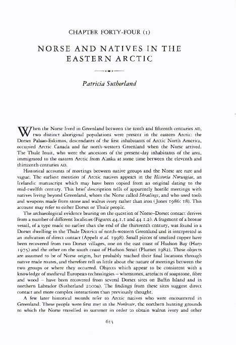 (PDF) Norse and Natives in the Eastern Arctic
